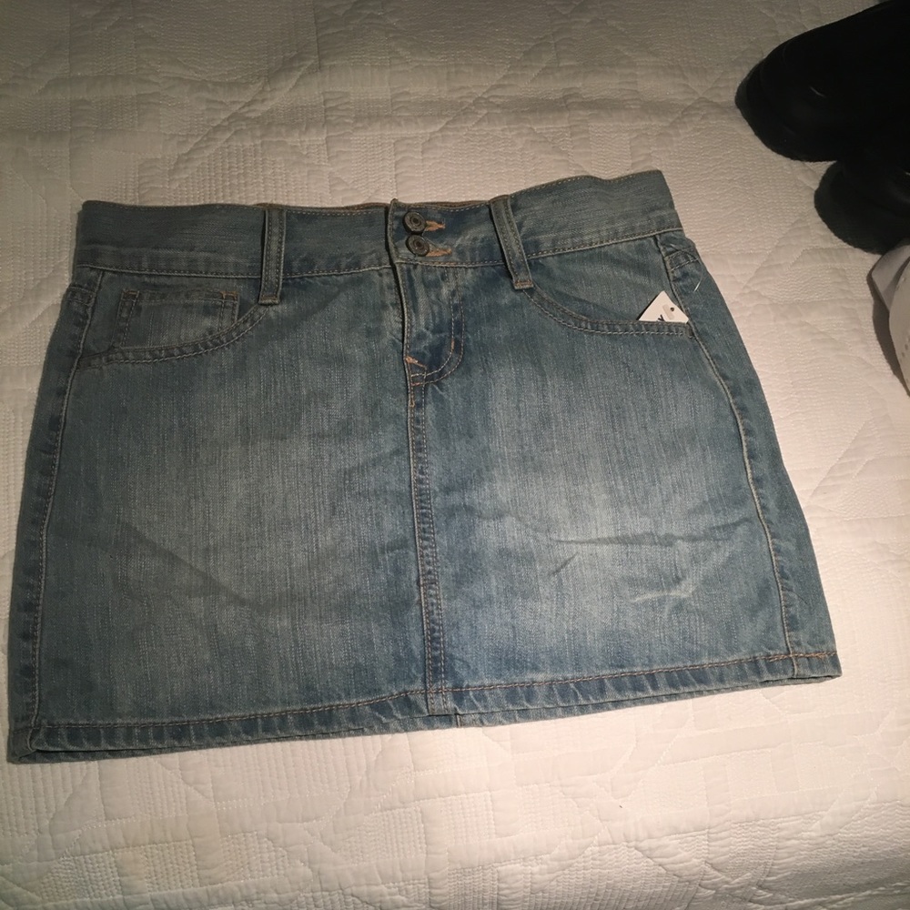 Denim Mini Skirt - Picture 2 of 5